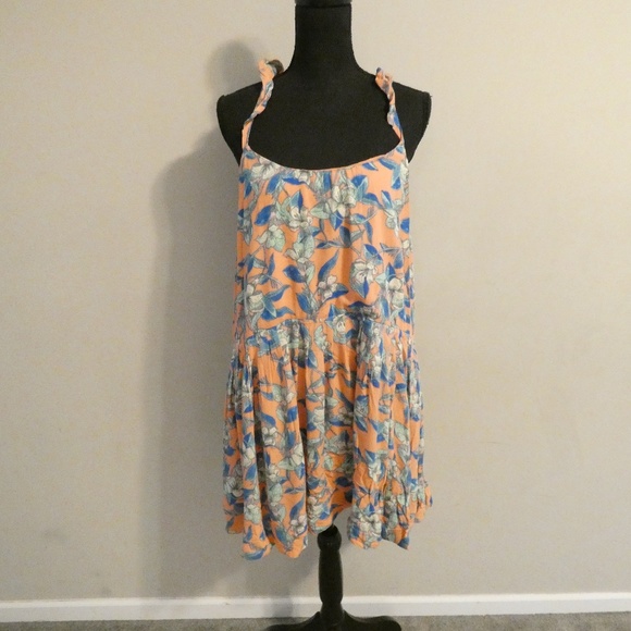 Free People Women's Mini Dress Orange Combo - Picture 4 of 8